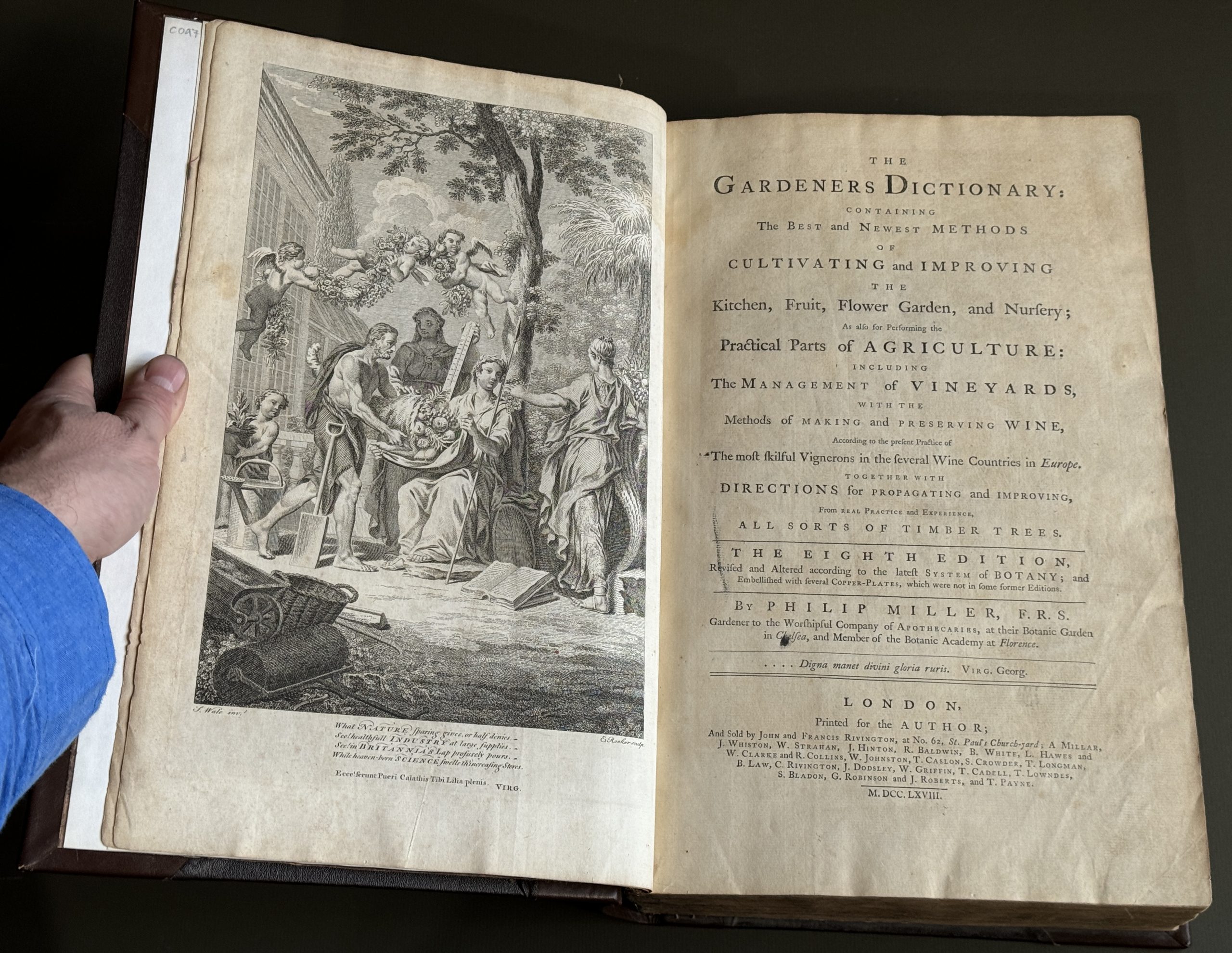 Miller- Gardner's Dictionary 1768