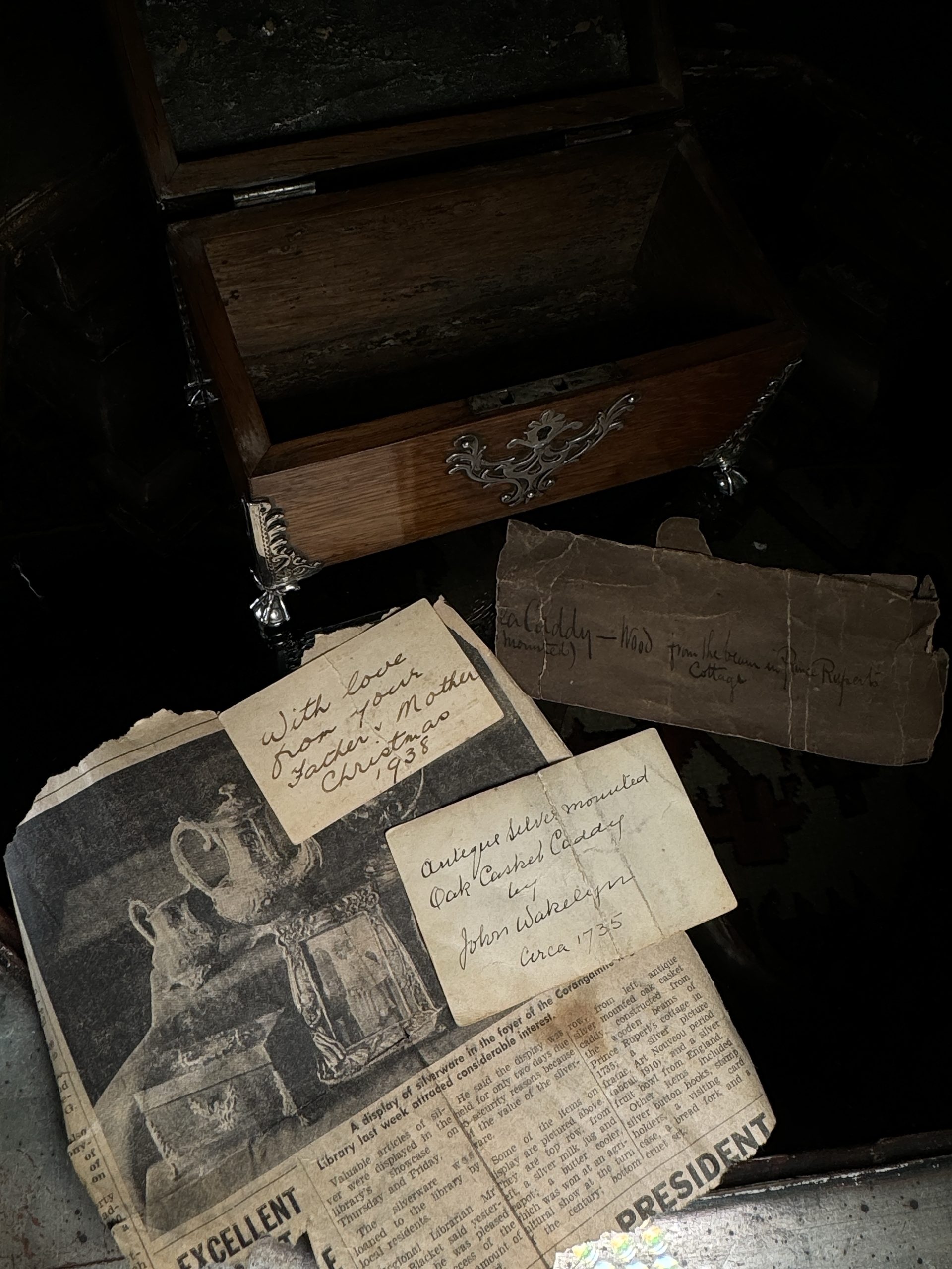 Prince Rupert Box — maker's hallmark IW