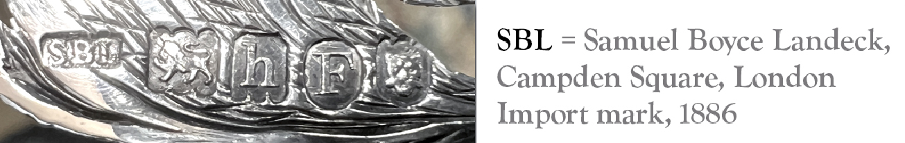 Rococo silver baskets — additional hallmarks