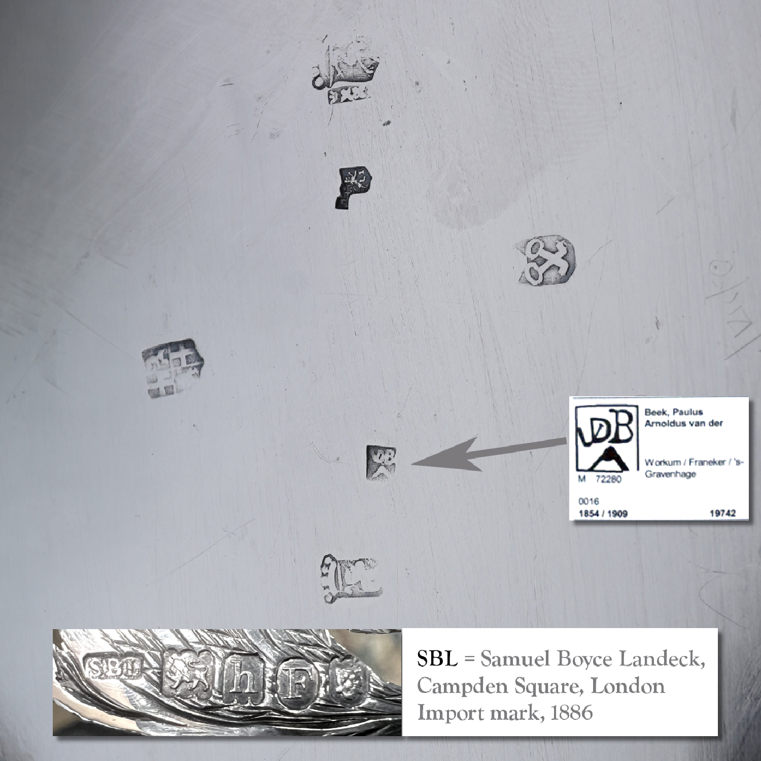 Rococo silver baskets — London hallmarks