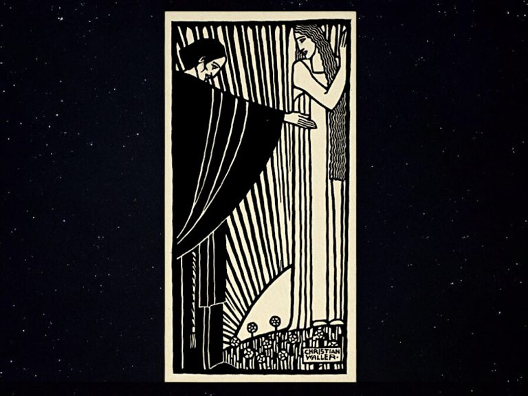 A Christian Waller rarity- “ Perhaps it Was the Dark Held Out His Hand, and Morning Came and Stole His Hand Away”, 1931