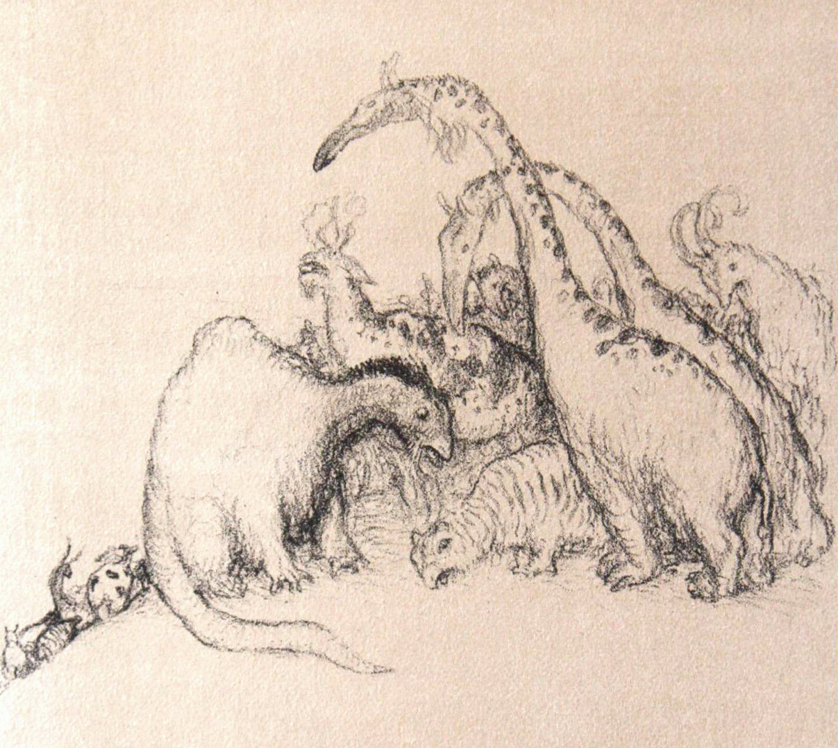 Abel Pann — Bring Forth the Dinosaurs, 1920s