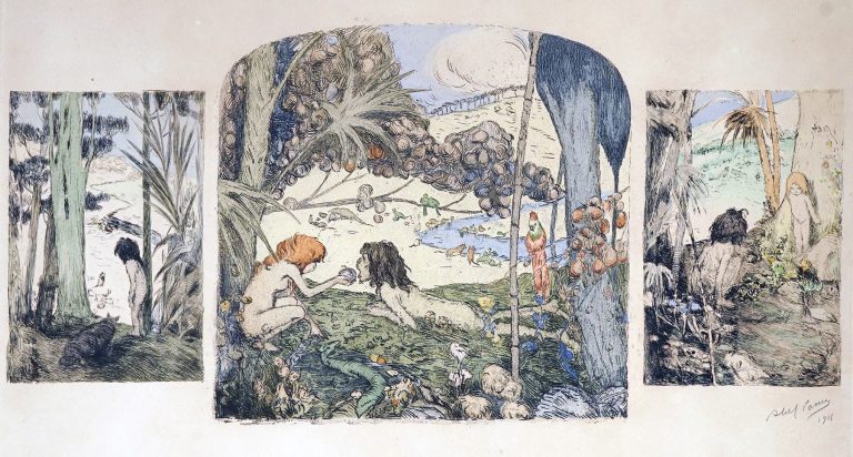 Abel Pann: Garden of Eden, 1916