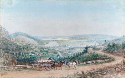 A Frederick Strange watercolour with Clifford Craig Provenance