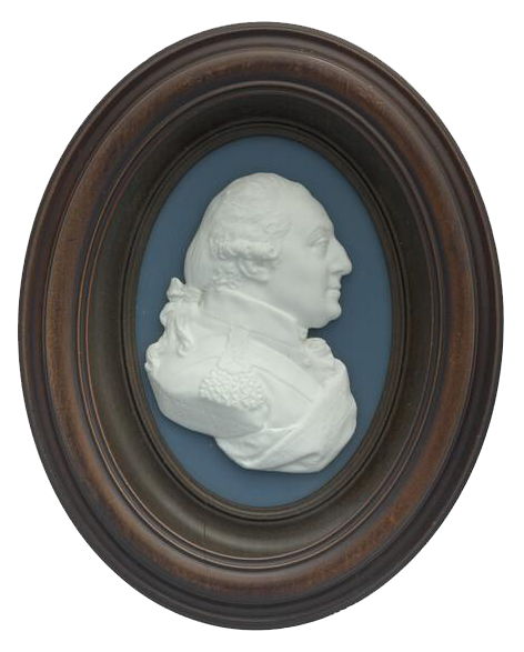 Archibald Fraser of Lovat — glass profile portrait by James Tassie, 1795