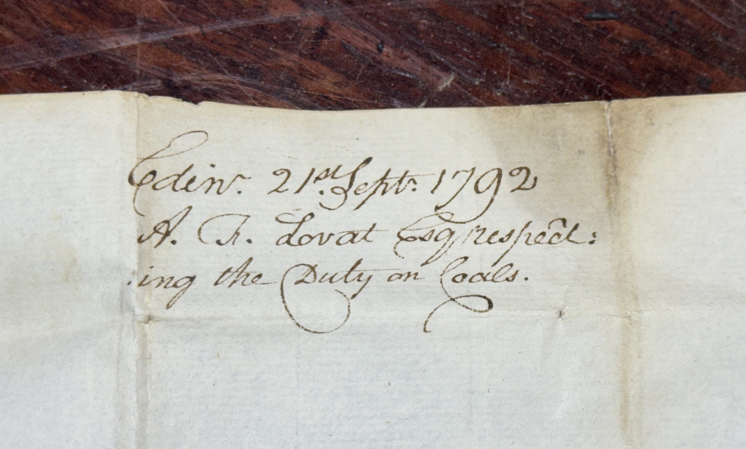 Fraser letter interior — second page
