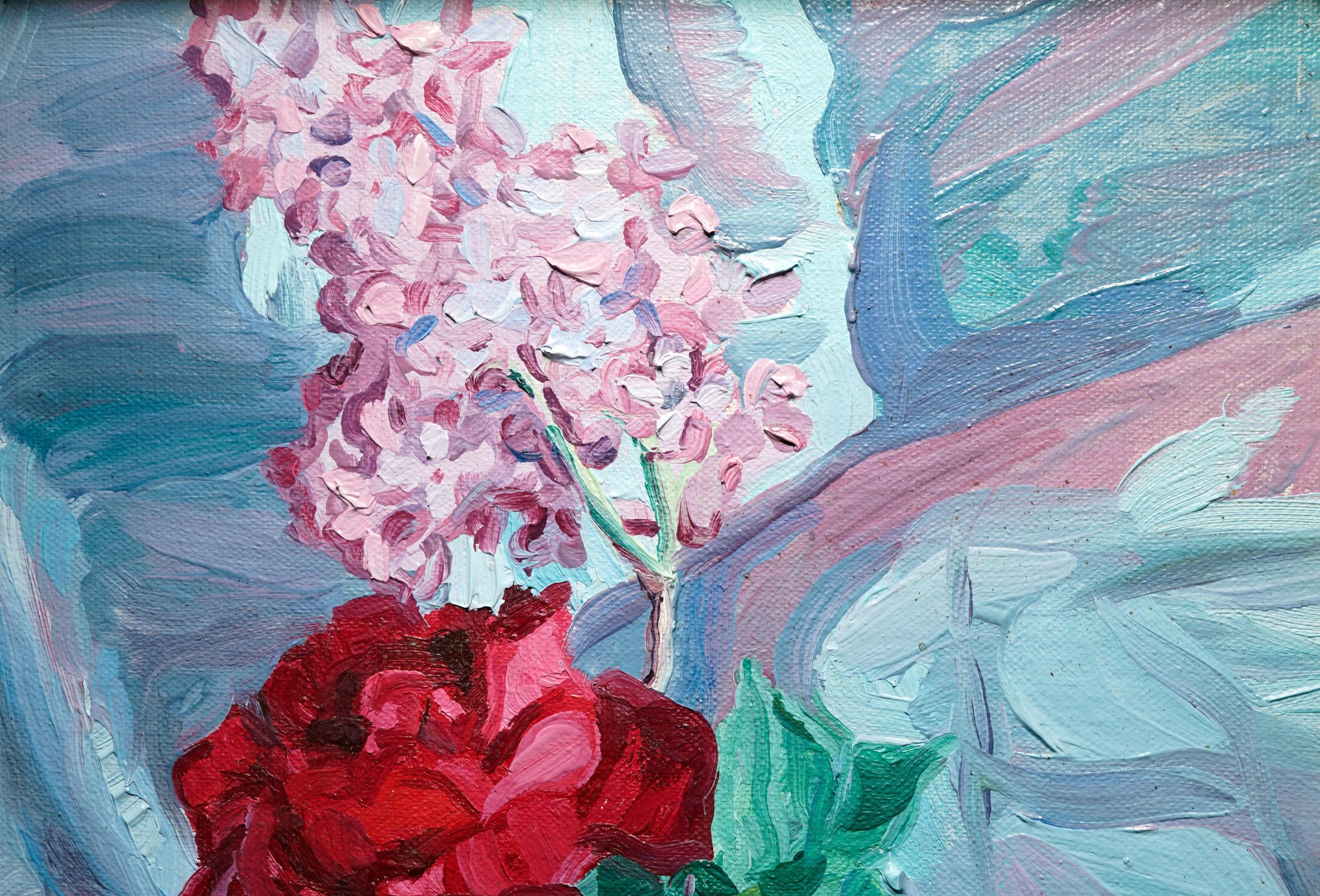 Hilda Rix Nicholas — floral study, related work
