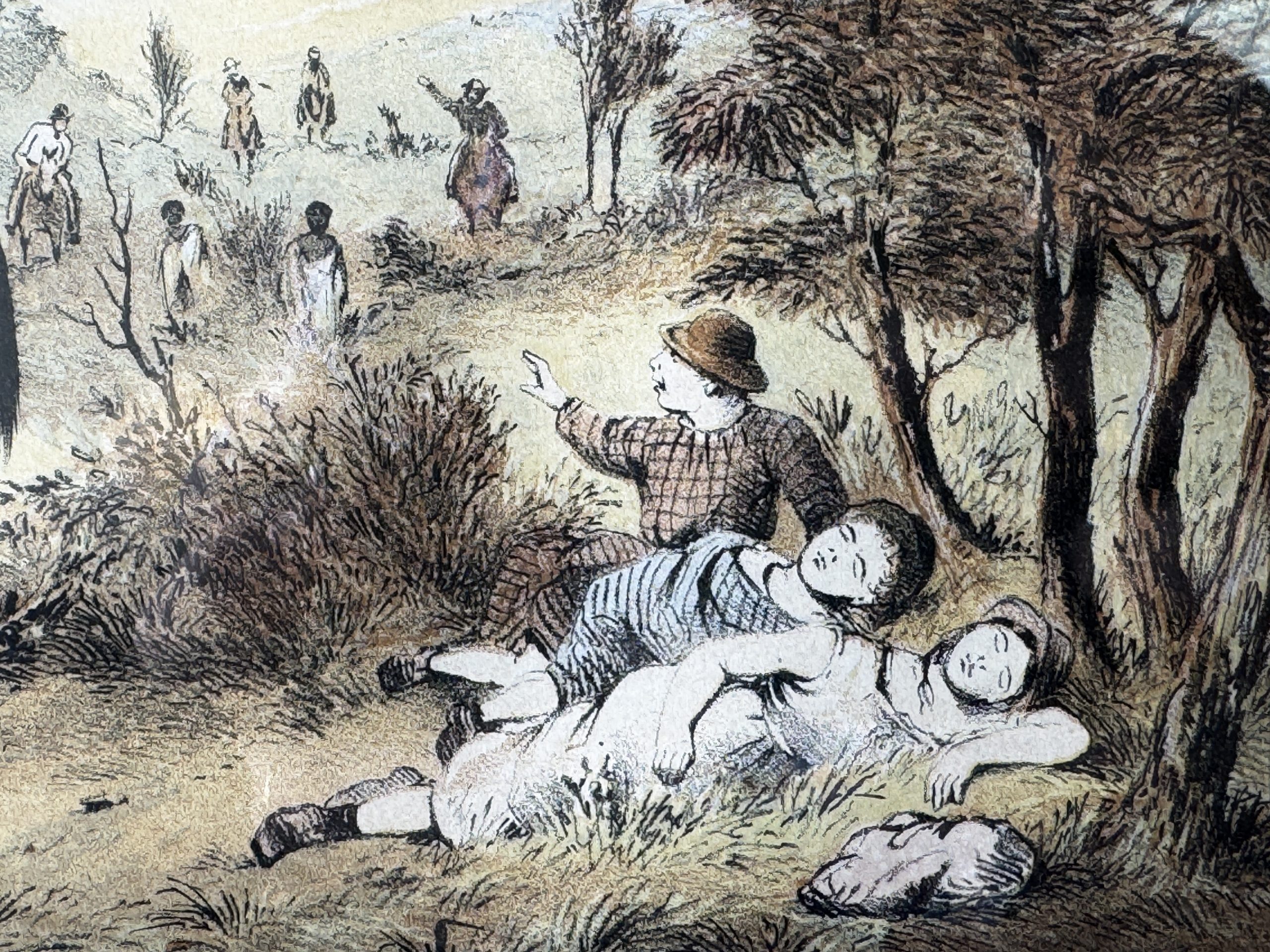 S.T. Gill lithograph — The Duff Children, 1864