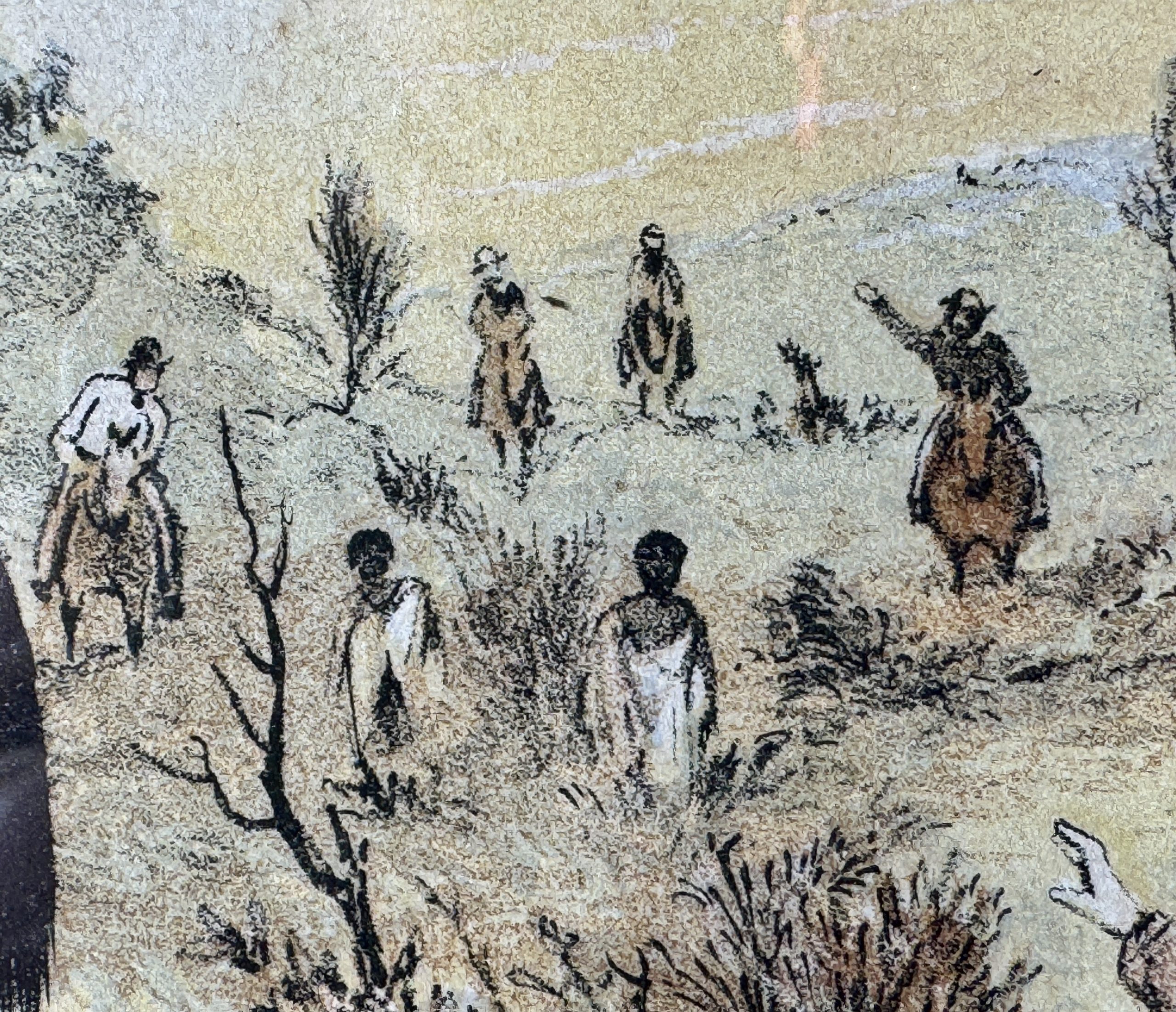 S.T. Gill — The Duff Children lithograph, detail