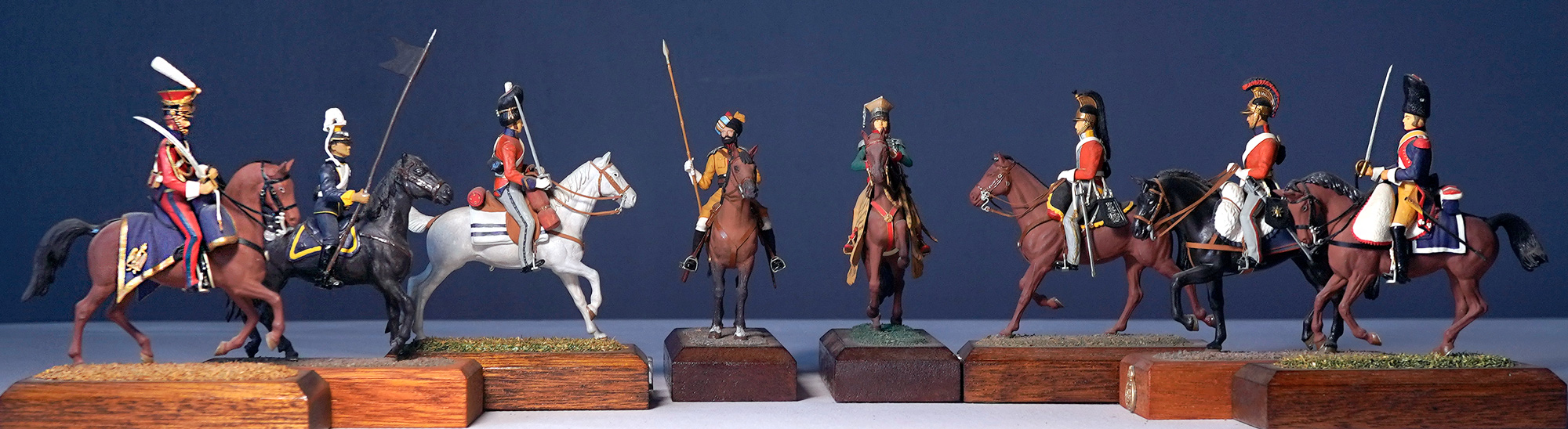 Military horses — models from the Napoleonic collection