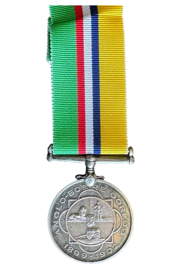 Boer War medal reverse detail