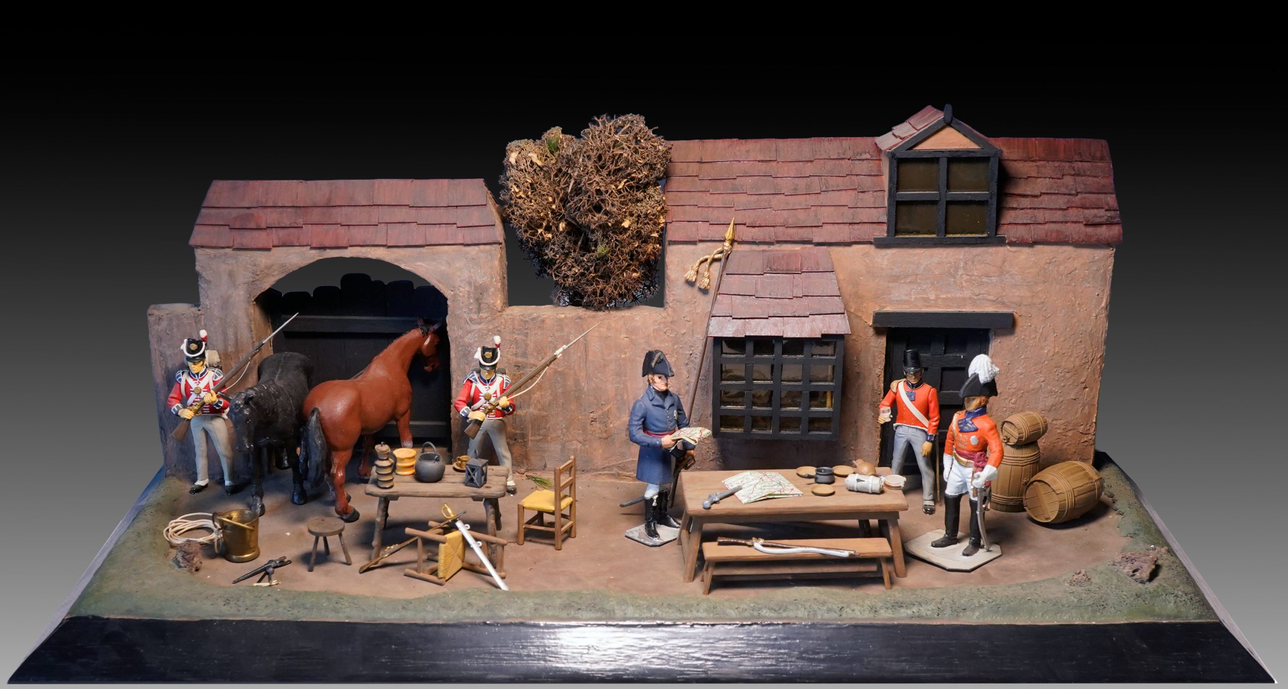 Waterloo diorama detail